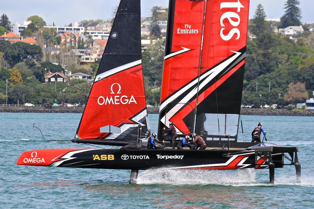 Emirates Team NZ - AC45S October 4, 2016 -  © Richard Gladwell www.photosport.co.nz